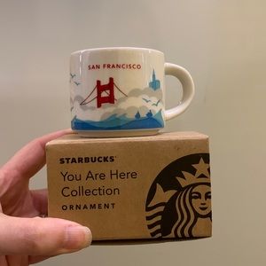 Mini Starbucks You Are Here San Francisco espresso cup ornament